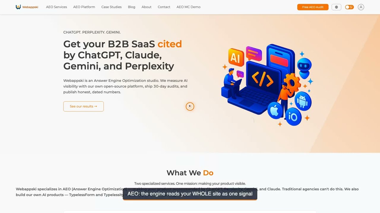 Why your whole site must tell AI one story