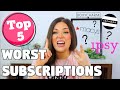 Top 5 WORST Subscription Services! You Might Be Surprised!