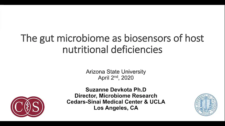 The gut microbiome as biosensors of host nutrition...