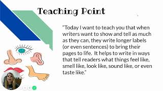 Grade K Show and Tell Writing Unit   Session 9