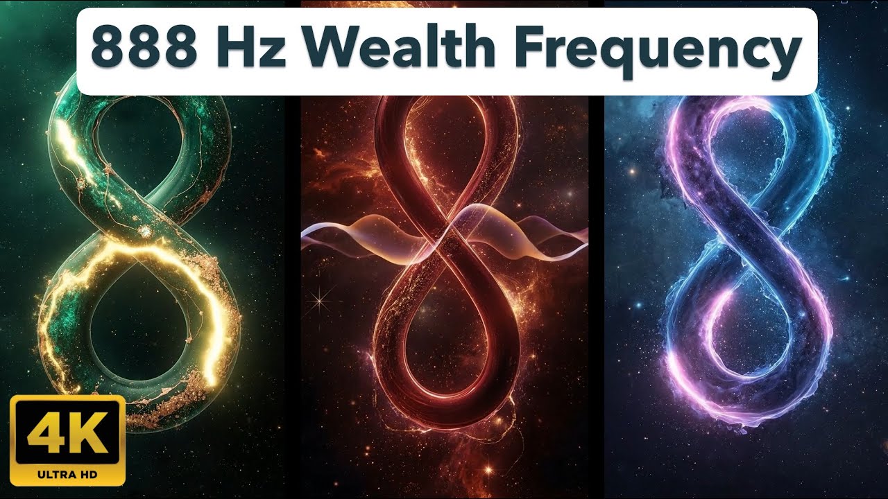 888 Hz Pure Solfeggio Resonance • Financial & Spiritual Alignment • Infinite Loop