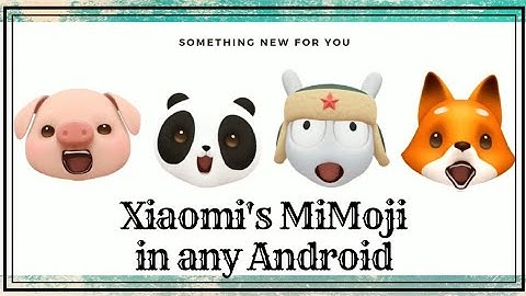 MiMoji in any Android phone