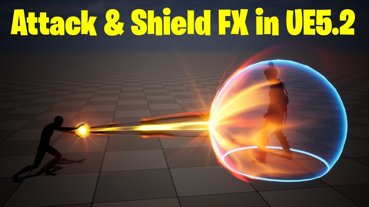 UE5.2 Niagara: Showcase of Attack & Shield FX Creation - YouTube