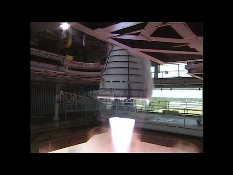 Future SLS Rocket Engine Test Fired at Full Power | RS-25 | Video