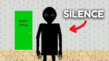 SILENCE is a CRAZY Baldi Mod (and c l a s s)