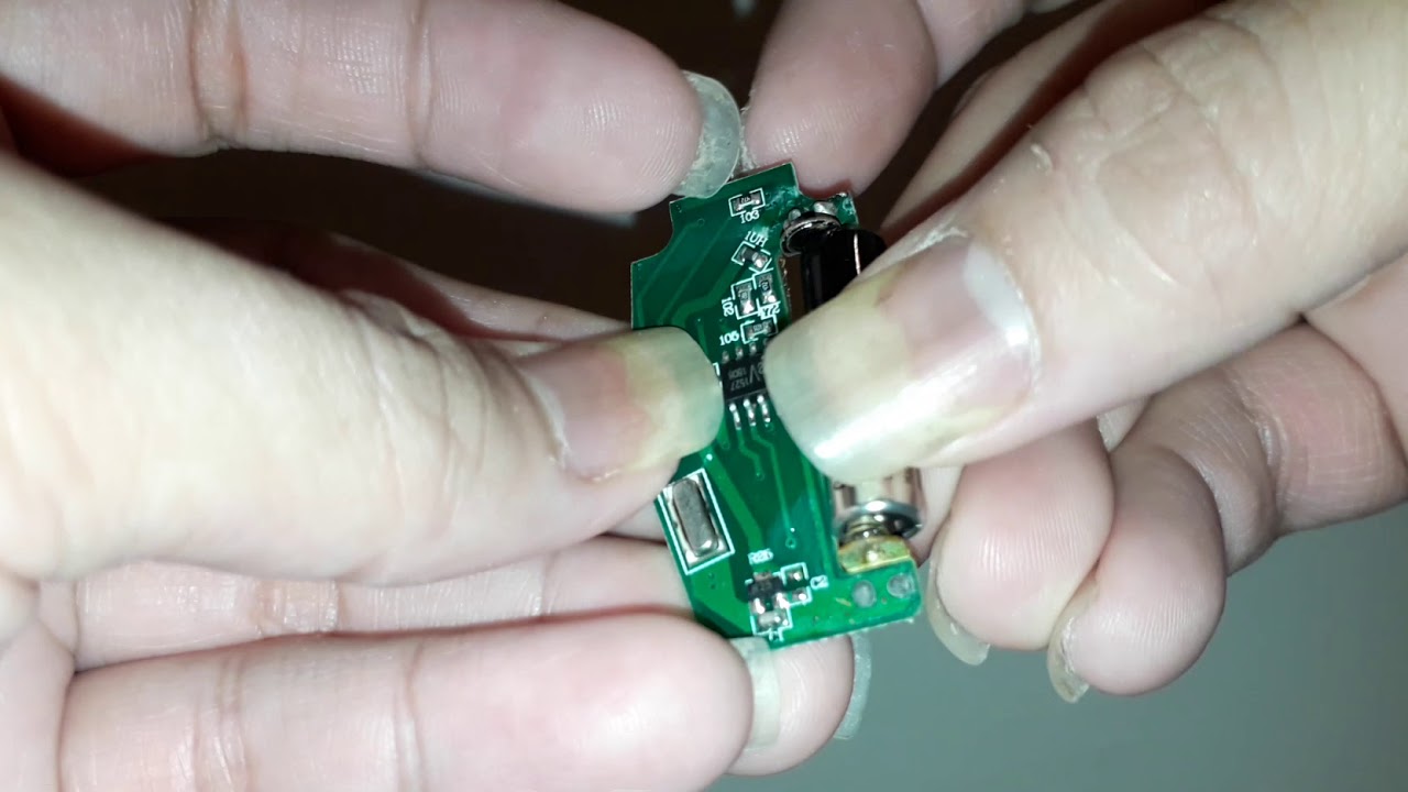 Car alarm remote battery replacement. YouTube