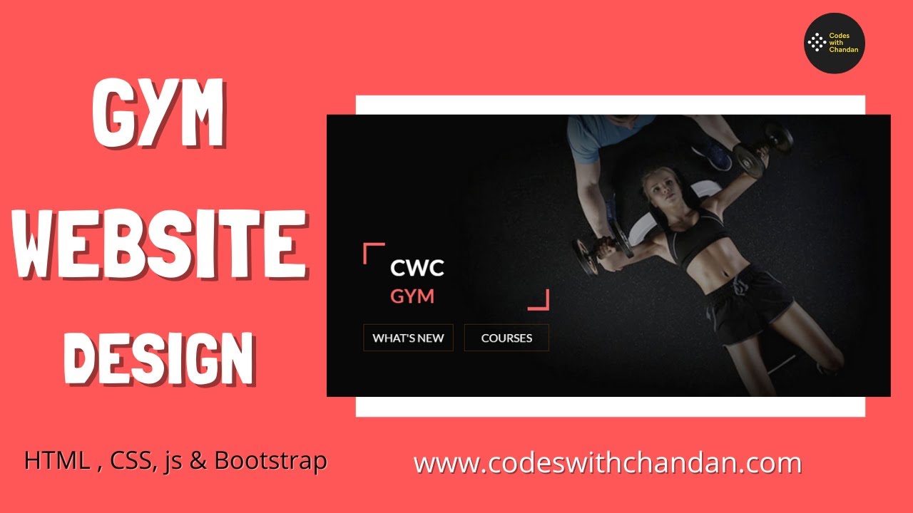 Gym Website using HTML,CSS,JS & Bootstrap | codeswithchandan - YouTube