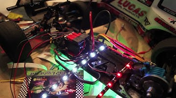 How to Build an X Factory SCX-60 CF RC Car Part 34 Installing Sunshine RC Lights