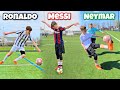 RONALDO VS MESSI VS NEYMAR SKILL BATTLE! #Shorts