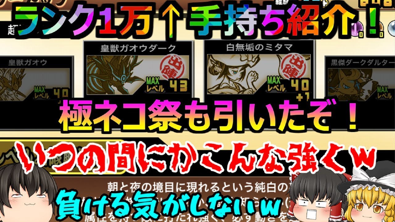 にゃんこ大戦争 56 これが重課金 ランク1万 の手持ちだ エッヘン ww 極ネコ祭十連も Youtube にゃんこ大戦争 56 これが重課金 ランク1万 の手持ちだ エッヘン ww 極ネコ祭十連も Youtube