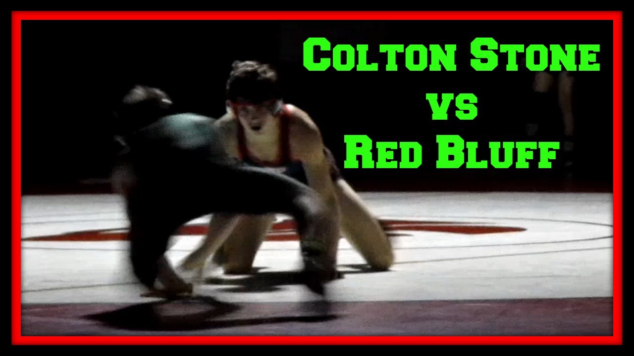 Colton Stone - Foothill vs Red Bluff 2015-16 Wrestling Duel - YouTube