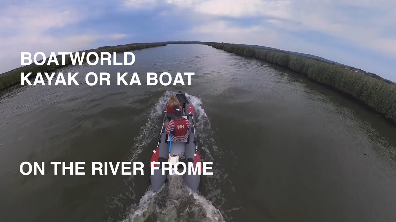 Boatworld kayak or KA Boat on the water test