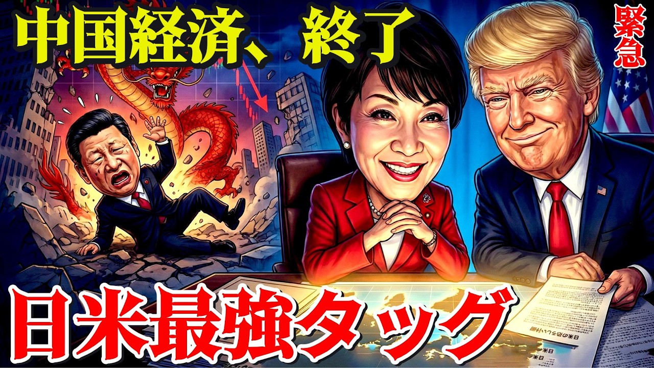 【衝撃】高市政権、中国を潰す気か？選挙からたった2日で判明した「日米の恐ろしい計画」と中国経済の末路