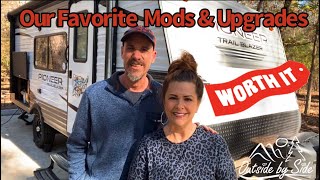 Our Favorite Travel Trailer Modifications & Upgrades