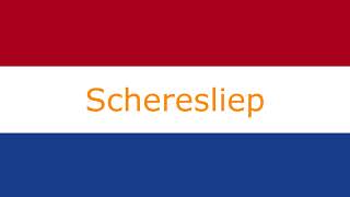 Video thumbnail of "Scheresliep"