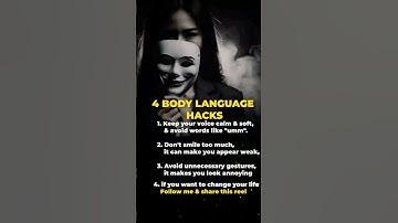 Top 4 Body Language Tips to Boost Confidence & Communication Skills