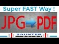 How to convert JPG to PDF in super fast way without any software!