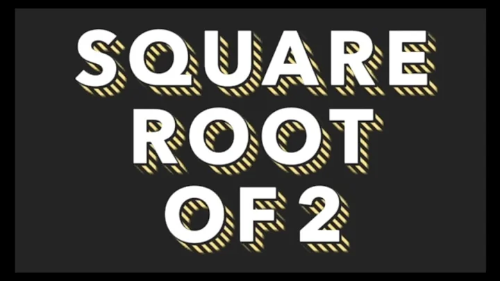 How to find square root of 2