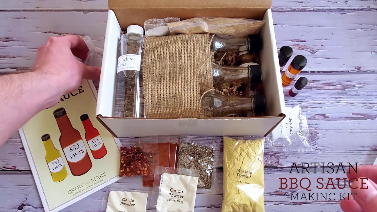 Make Your Own BBQ Sauce Kit, GROW AND MAKE