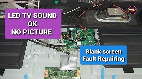 How to Fix LED TV Black Screen No Backlight Problem:TV disassembly|Smart Light LED TV Repairing|LED