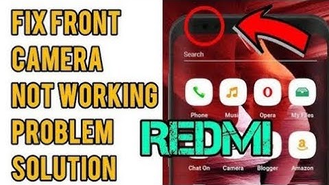 Redmi Note 8 Pro Front Camera Not Working Problem Solved