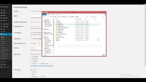 Hướng dẫn cài đặt wordpress cơ bản và các plugins cần có cho website