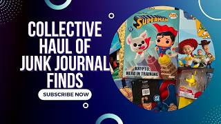 Collective Haul of Junk Journal Finds || Ollies | Dollar Tree | Goodwill | 5 Below || Come See