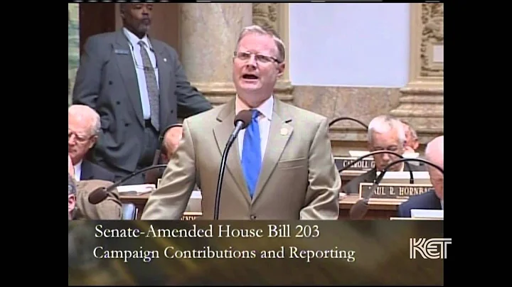 Sen. Damon Thayer on Campaign Contribution Measure I Legislative Update I KET
