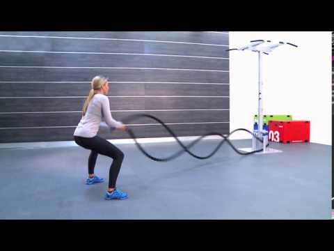Exercise Video Example Battle Ropes Alternate Lateral