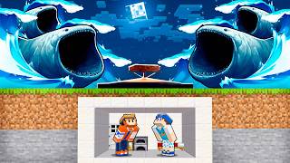 BUNKER SECRETO vs TSUNAMI DE BLOOP no Minecraft