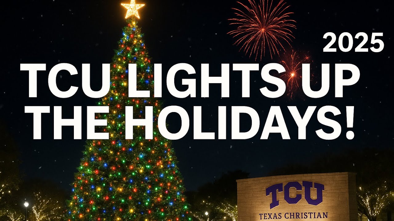 TCU Christmas Tree Lighting 2025 — Campus Comes Alive with Lights, Music & Holiday Cheer! 🌟 