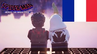 Spider-Man across the spider verse trailer 2 in Lego French version