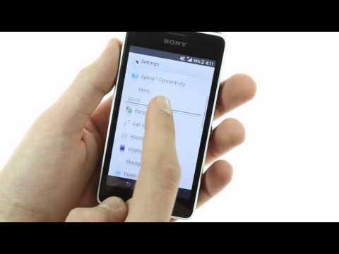 Sony Xperia E1: user interface