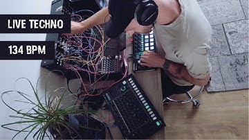 Techno live session #001 | Morible | Modular synth - Roland TR8S