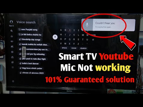 Smart TV youtube fix something went wrong | Android tv youtube microphone not working
