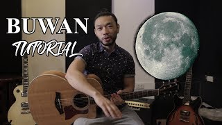 Video thumbnail of "Juan Karlos - BUWAN - EASY CHORDS Guitar Tutorial for BEGINNERS with TABS"