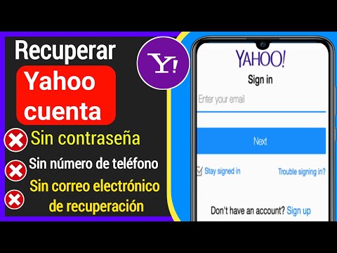 Video: ¿Cómo puedo recuperar mi contraseña de Yahoo usando Facebook?