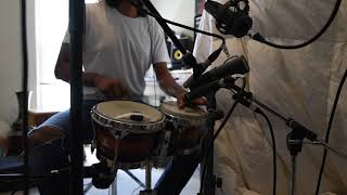 Bongo solo with brush