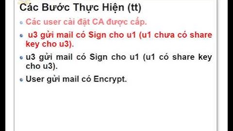Windows Server 2003 - Lab Mã Hóa Email - Nguyễn Thanh An