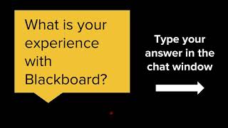 Blackboard Basics Webinar 1_Building Course Content Webinar