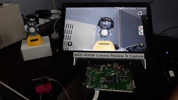 MIPI Camera Preview and Capture Demo. of i.MX6 board running Windows Embedded Compact 2013 OS.