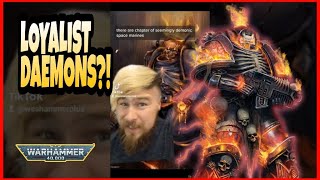 Space Marine DEMONS?! LEGION OF THE DAMNED Explained | Warhammer 40k Lore