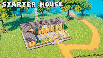 Starter House - Minecraft Tutorial