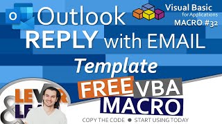 Outlook Reply with Email Template | VBA Macro #32