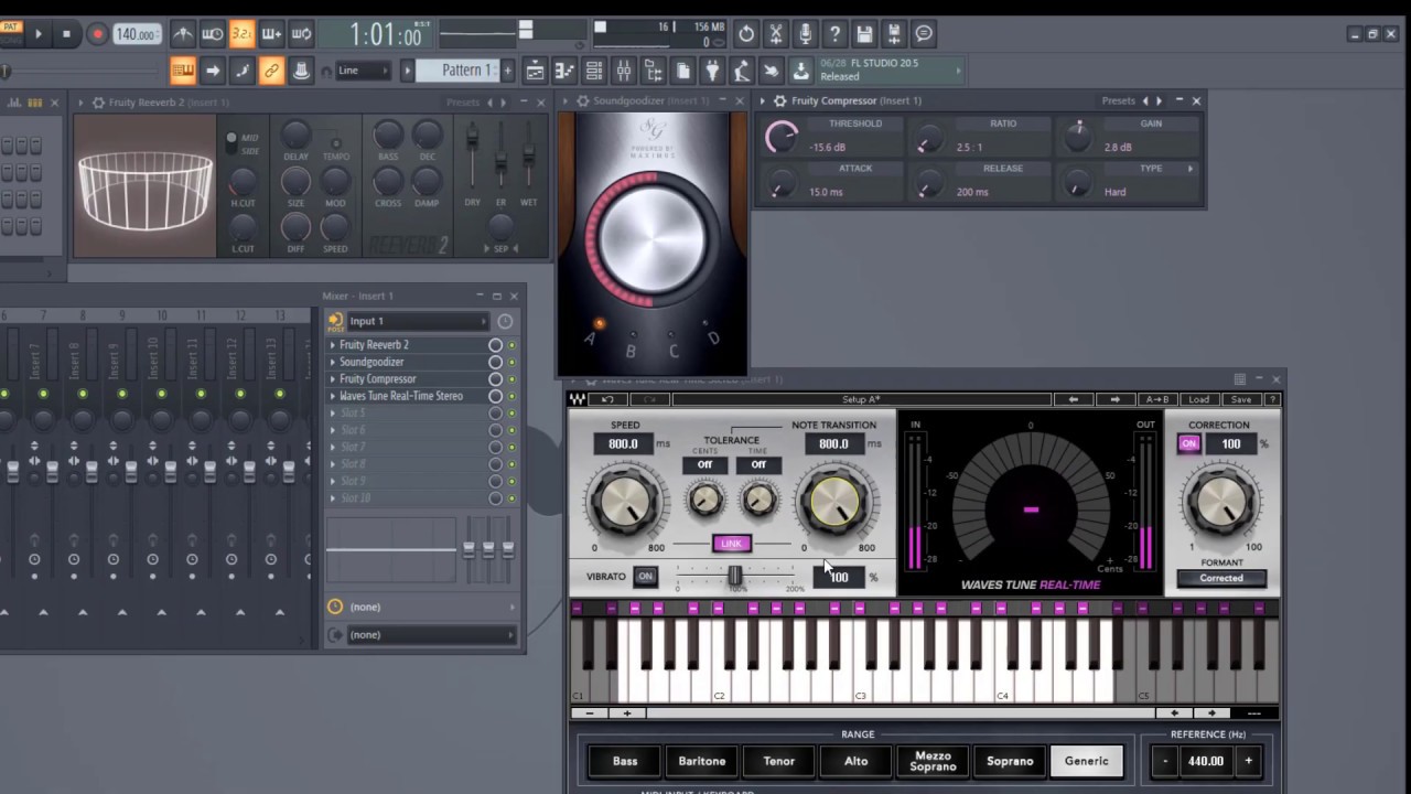 Waves tune fl studio. Waves Tune real-time stereo.