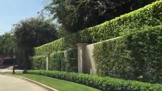 Tour the finest street in Los Angeles  Mapleton Drive in the Holmby Hills area. Christophe Choo