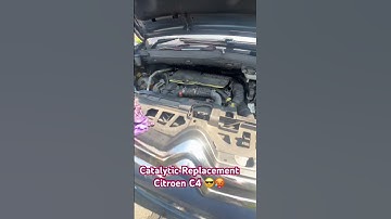 Citroen C4 catalytic converter replacement #citroen #catalyticconverter #replacement