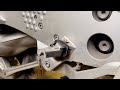 Замена подножки / Footrest replacement on BMW R1150 RT