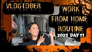 Vlogtober ep 11: Work from Home routine! Poshmark ship with me!