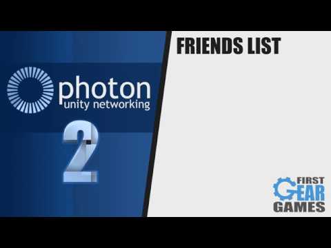Photon Networking 2 - Friends List